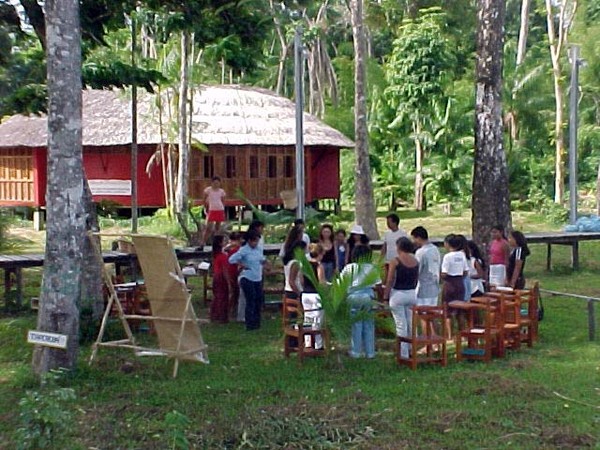 Escola Bosque, aula ao ar livre
